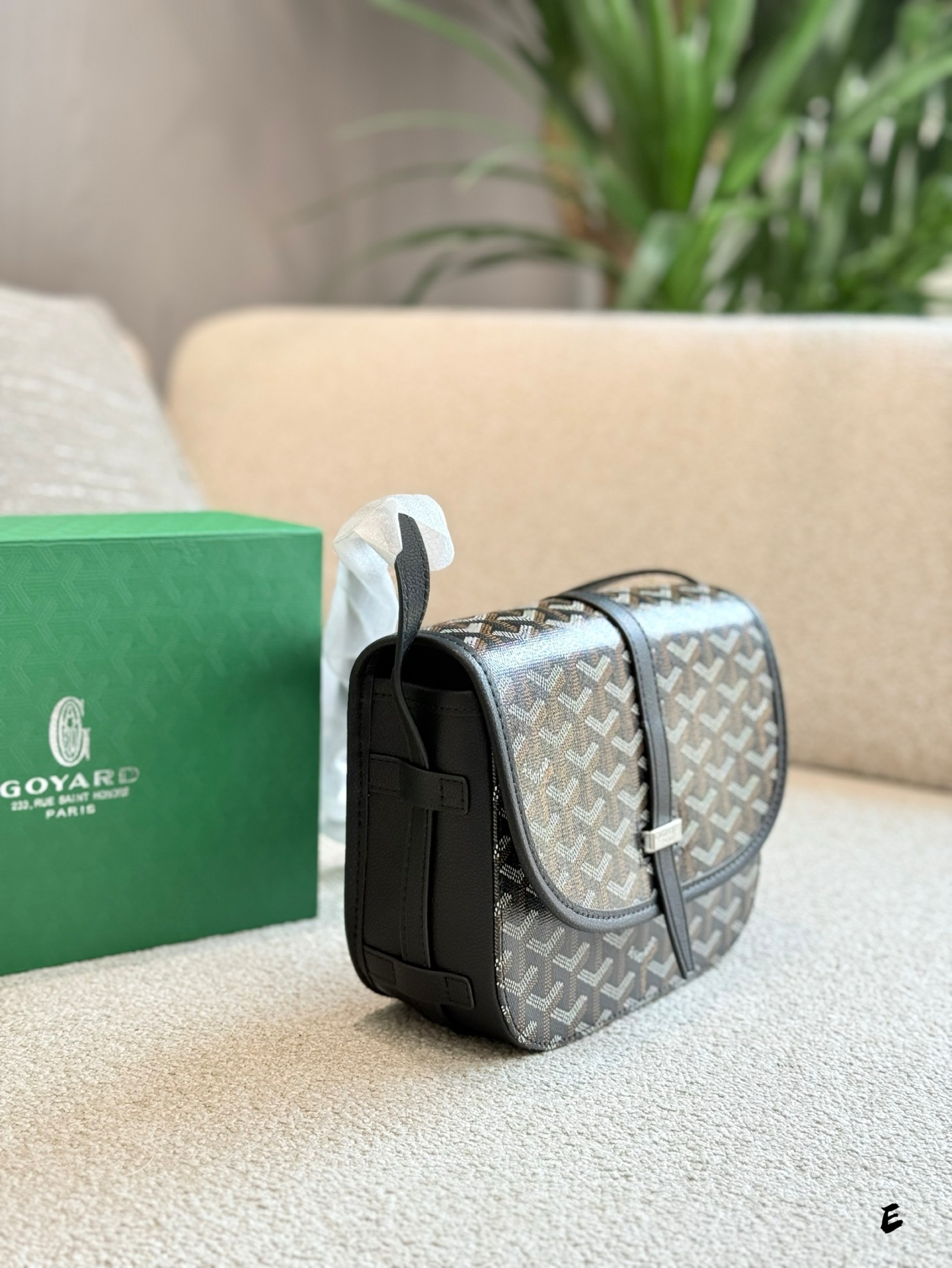 Goyard Silver Quilted Bag 011