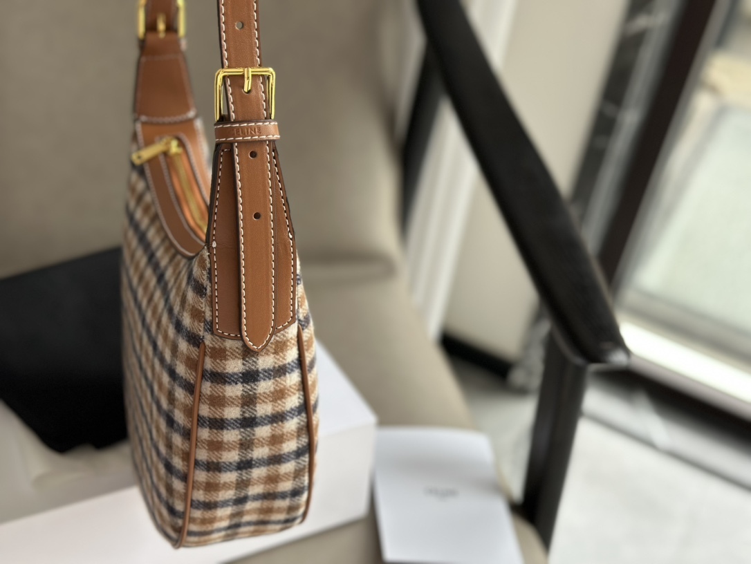 Celine Brown Quilted Bag 257