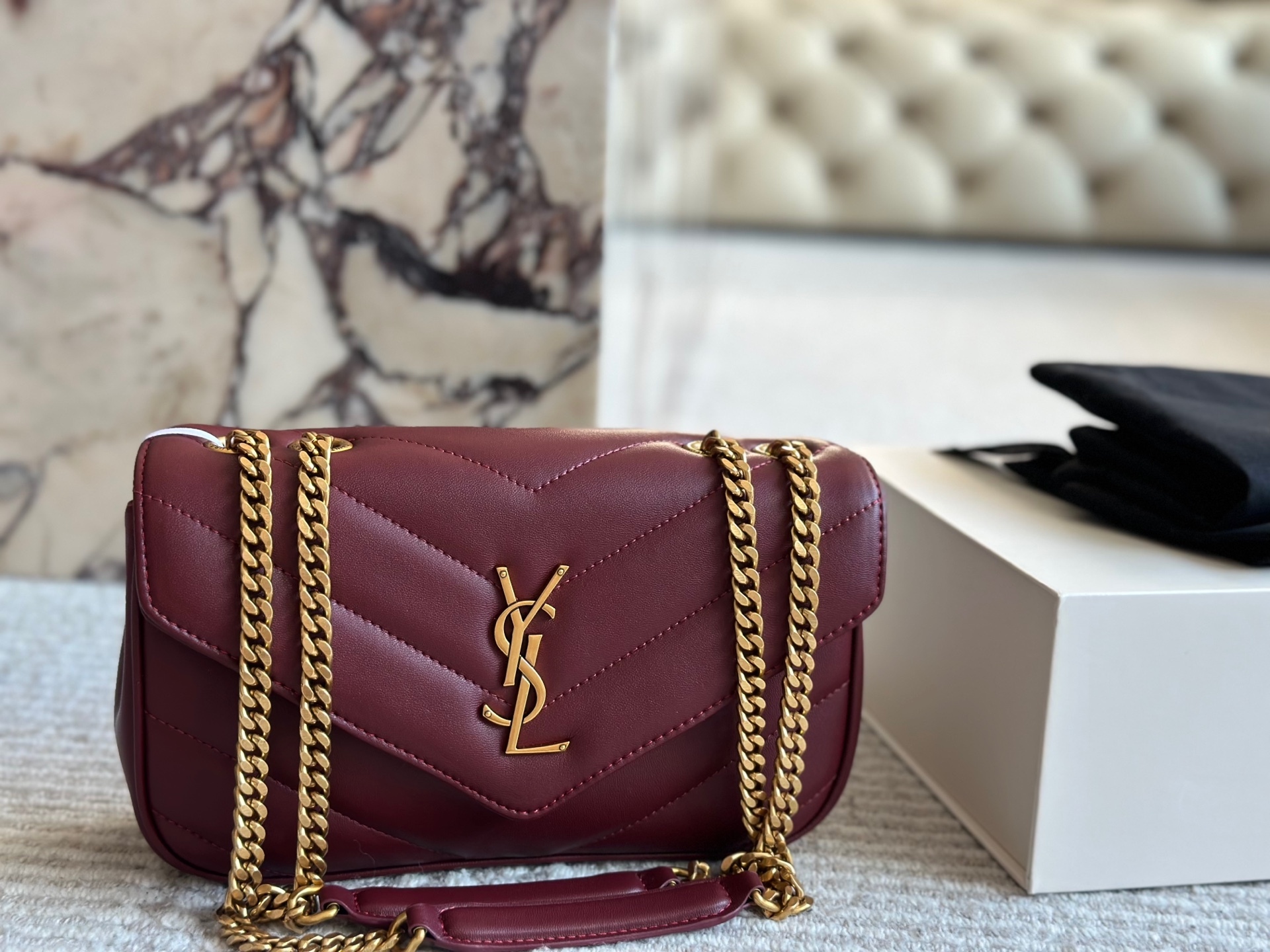 YSL Gold Vintage-Inspired Bag 147
