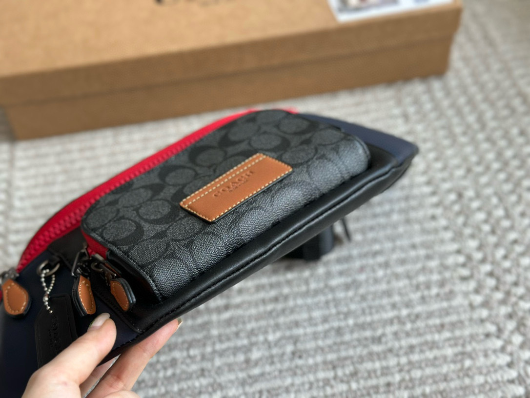 Coach Brown Quilted Bag 001