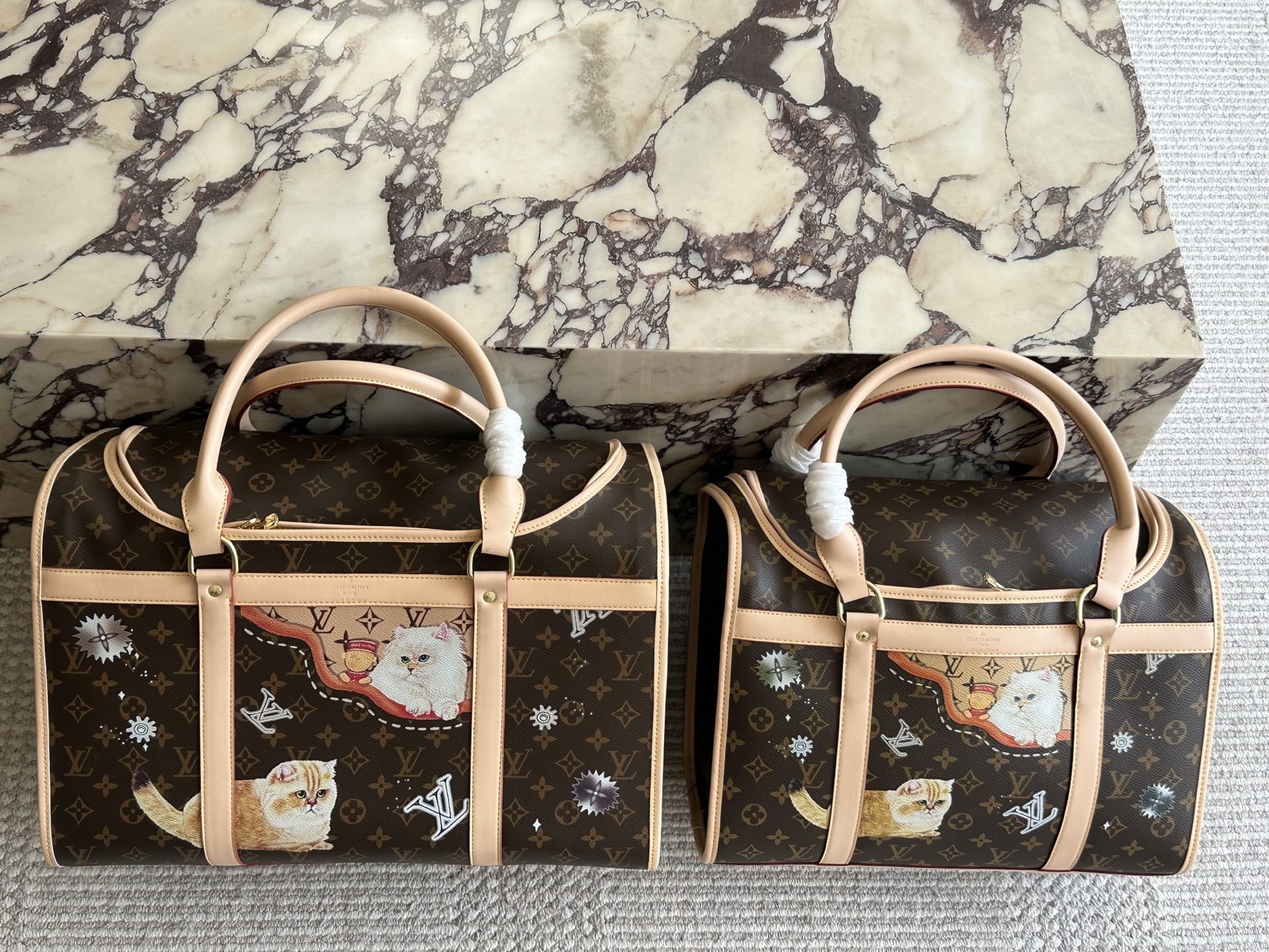 LV Rose Gold Vintage-Inspired Bag 1413