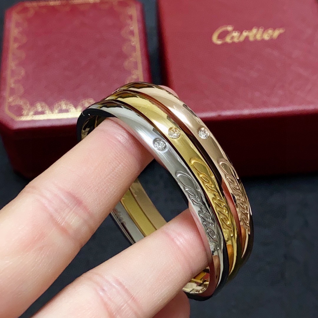 Cartier Rose Gold Geometric Bracelet 001