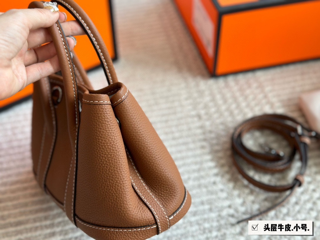 Hermes h garden Brown Logo-Accented Bag 292