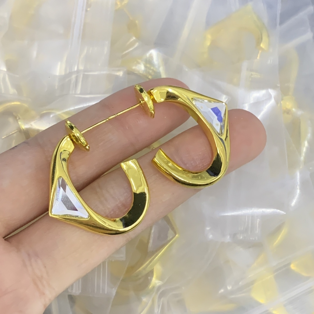 Prada Yellow Romantic Earrings 124