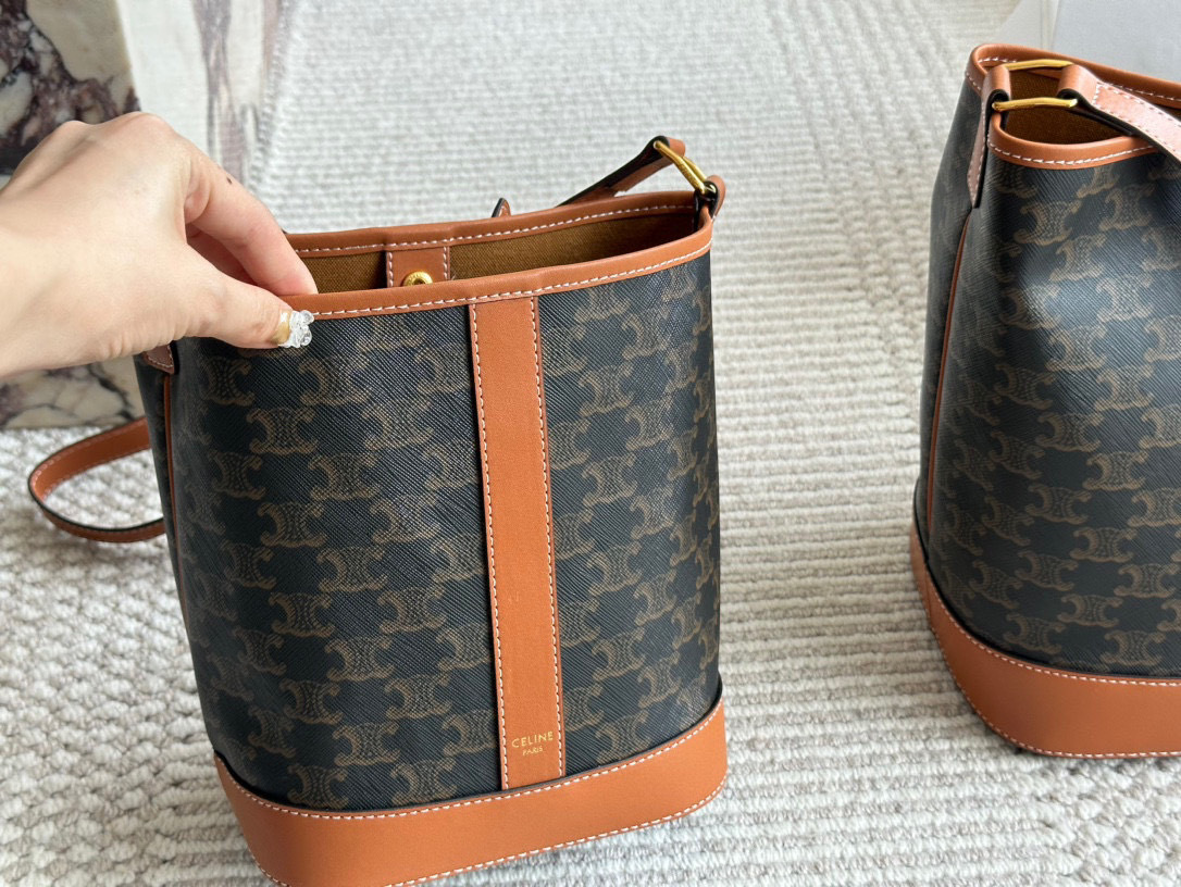 Celine Brown Quilted Bag 252