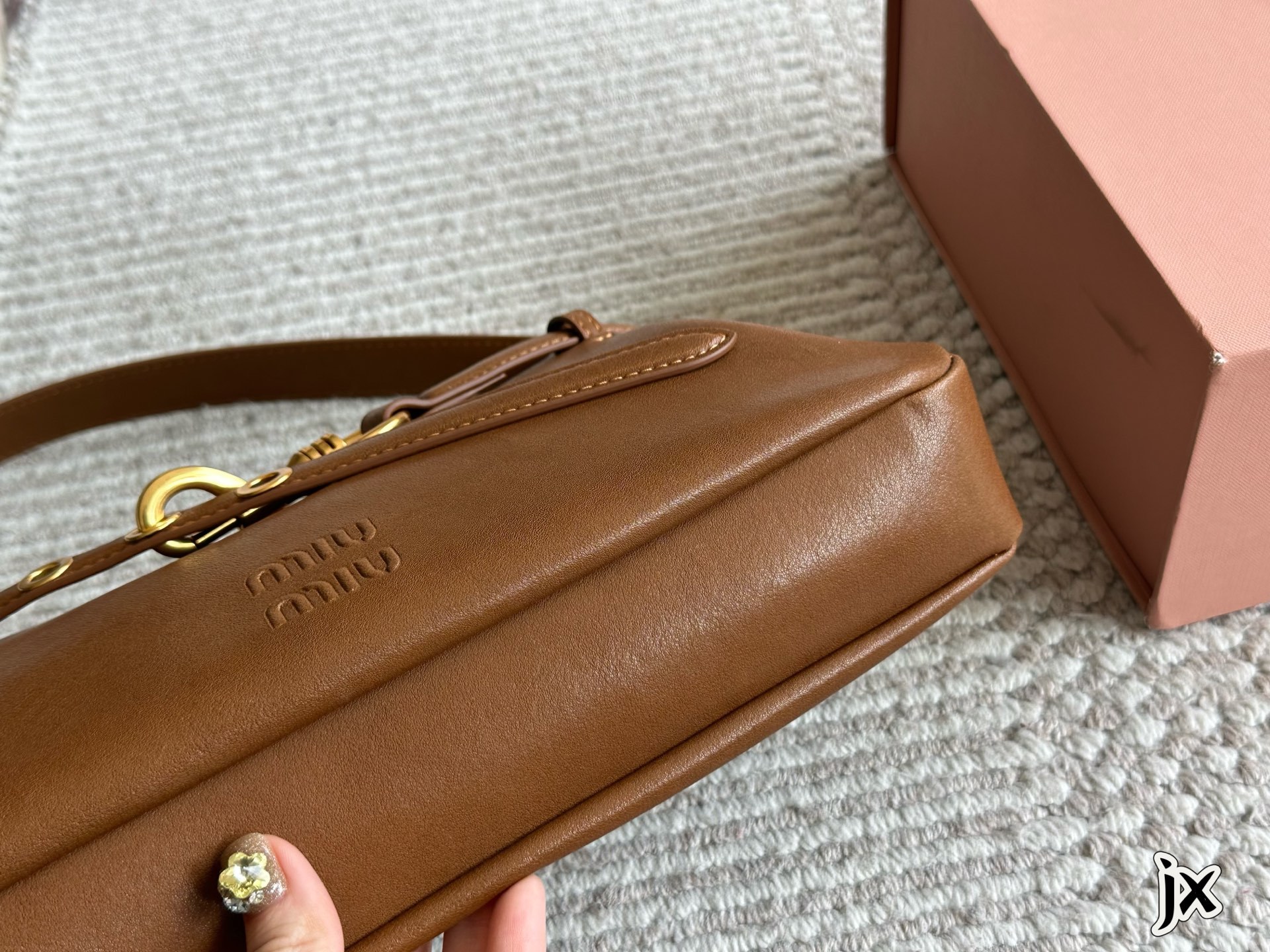 Miu Miu Rose Gold Vintage-Inspired Bag 164