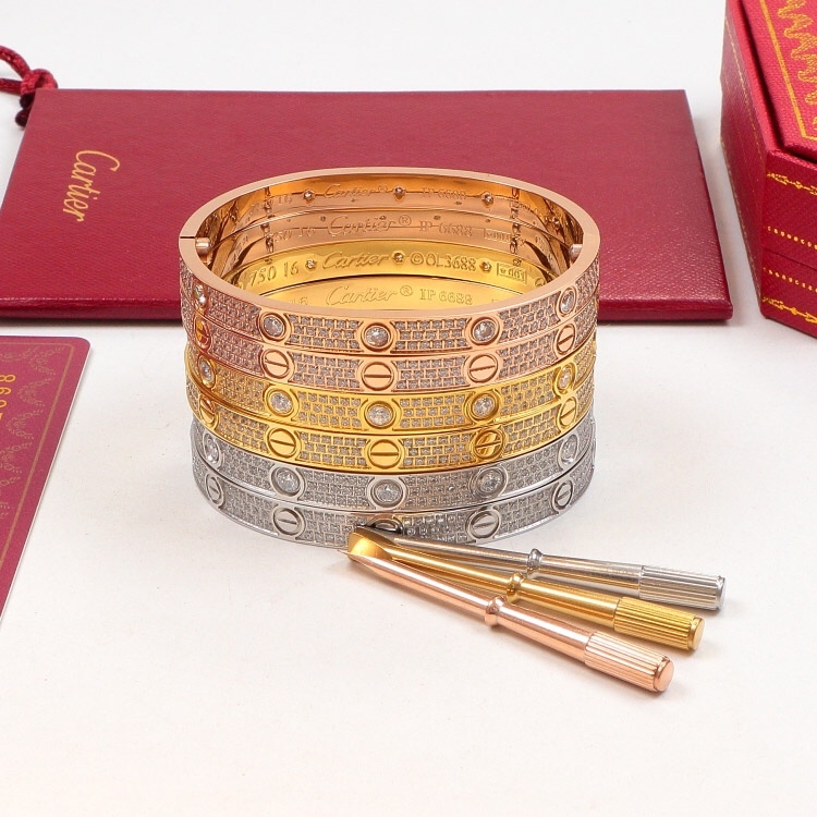 Cartier love Rose Gold Vintage-Inspired Bracelet 0145