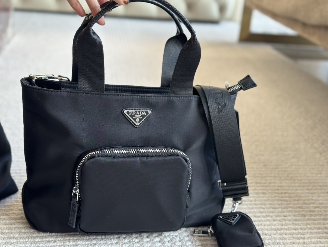 Prada Black Vintage-Inspired Bag 072