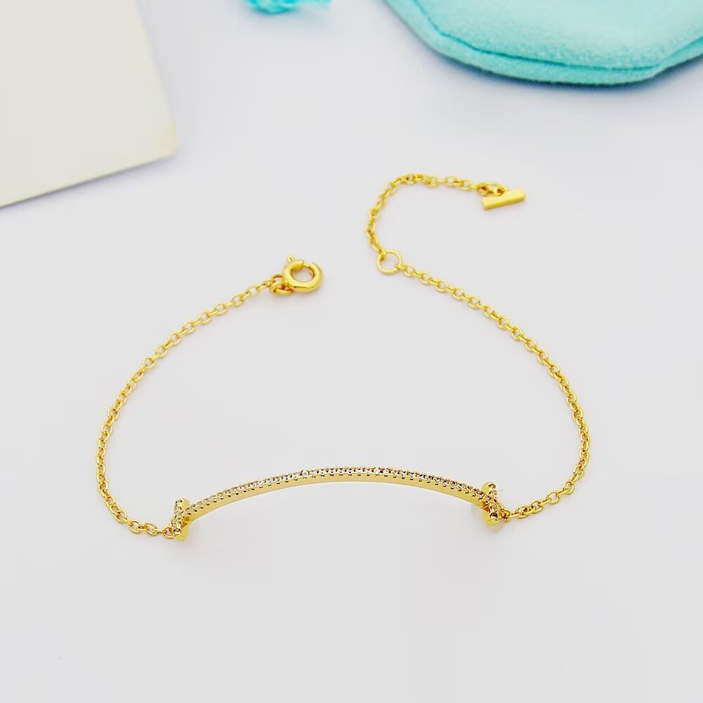 Tiffany Rose Gold Logo-Accented Bracelet 086
