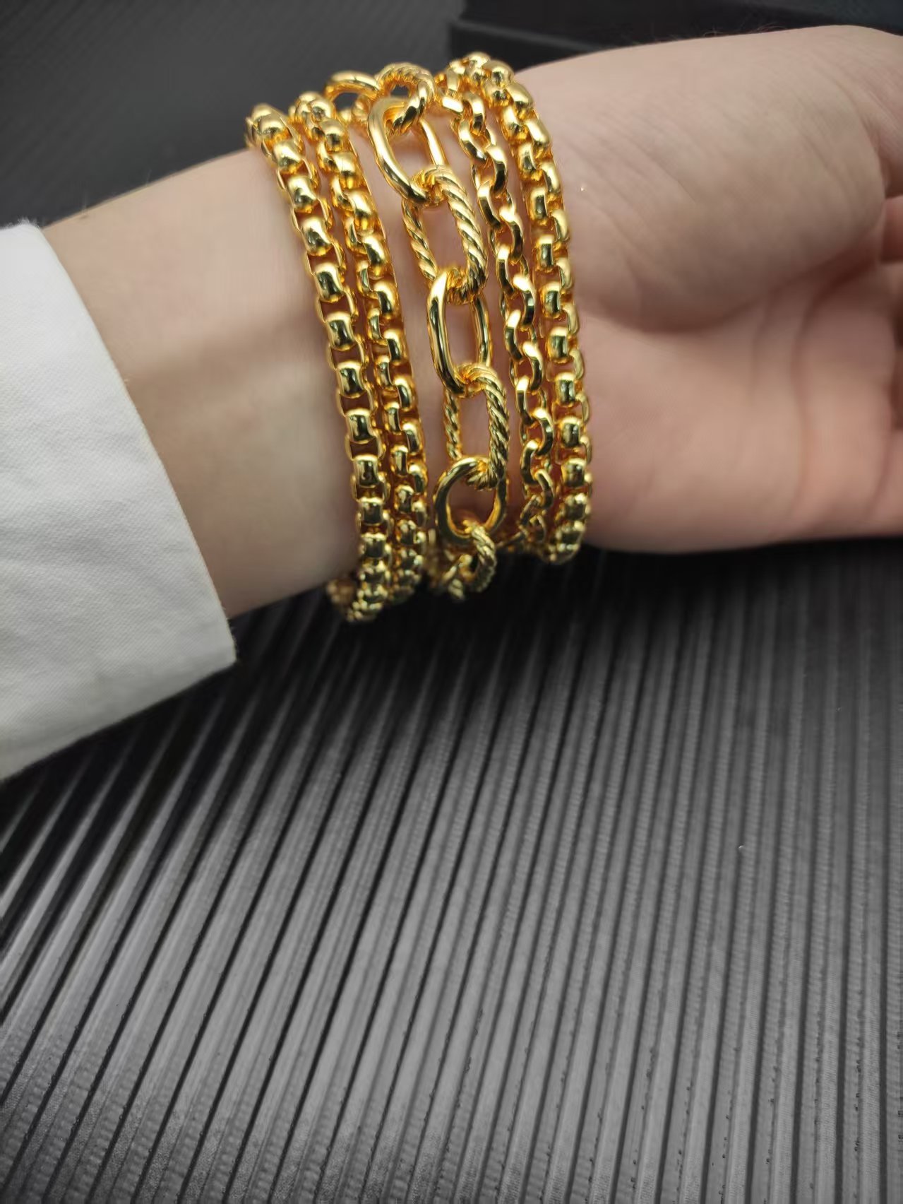 David Yurman Silver Vintage-Inspired Bracelet 106