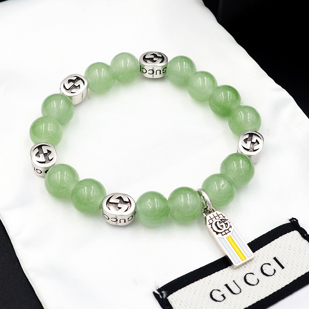 Gucci Silver Logo-Accented Bracelet 032
