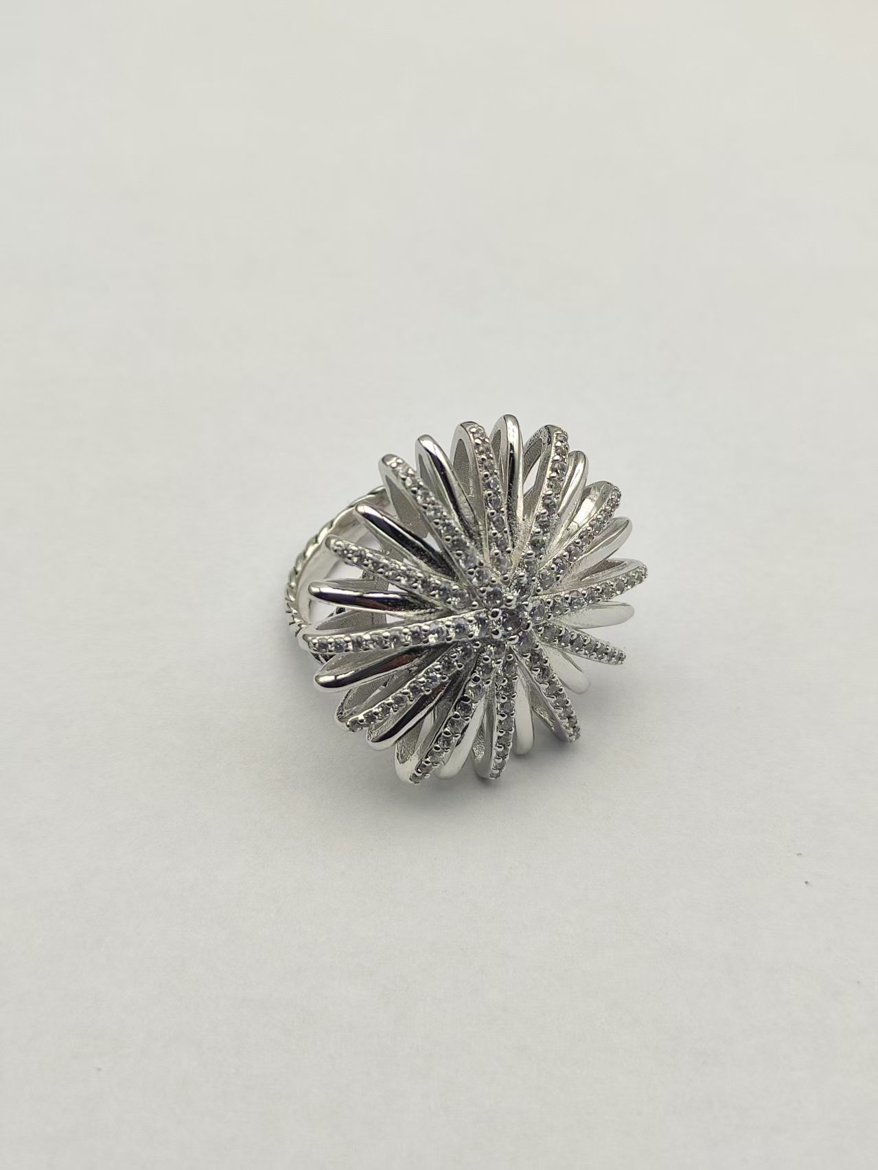 David Yurman Silver Logo-Accented Ring 294