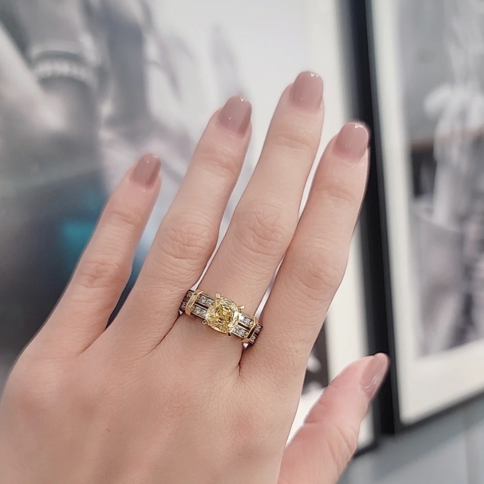 Tiffany Yellow Romantic Ring 161