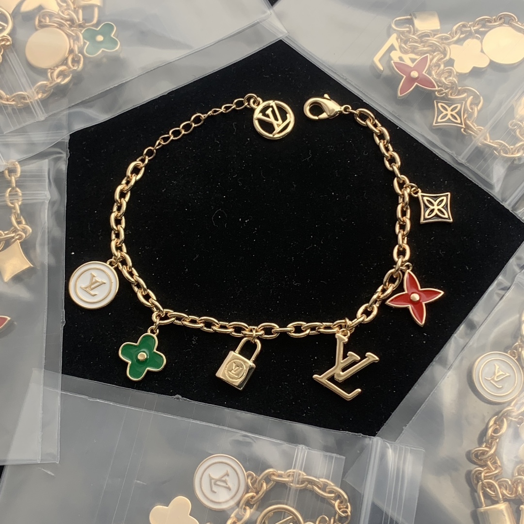 LV Rose Gold Vintage-Inspired Bracelet 1079
