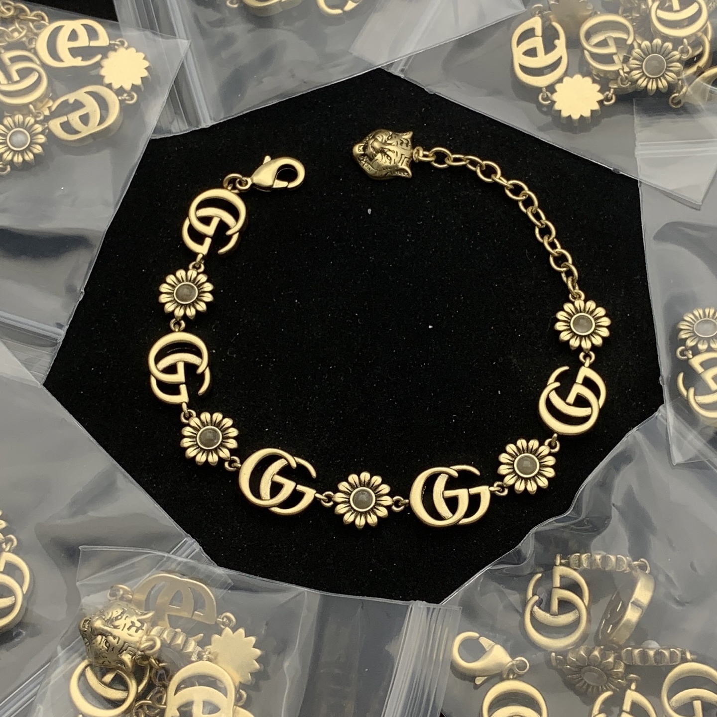 Gucci Rose Gold Vintage-Inspired Bracelet 229