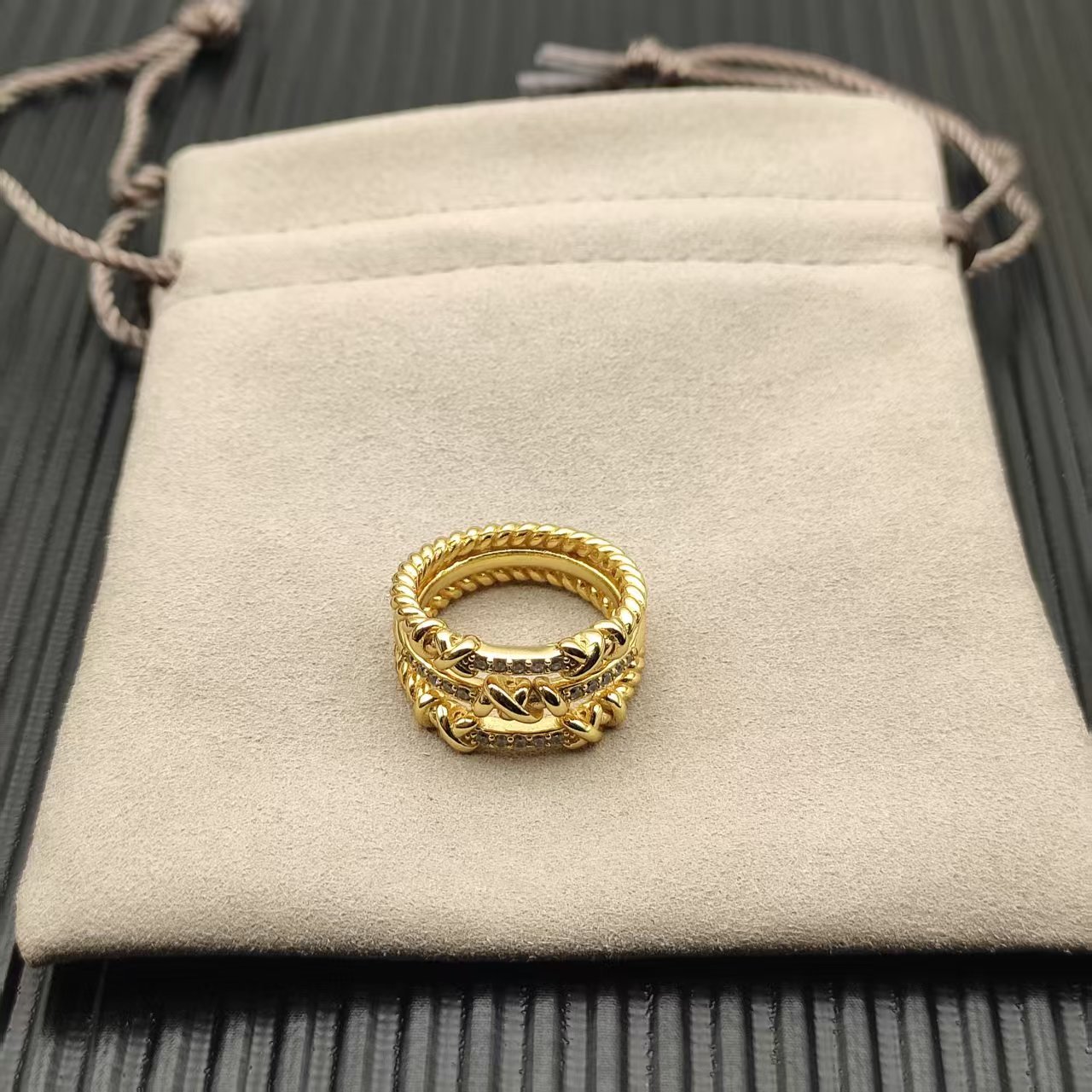 David Yurman Gold Vintage-Inspired Ring 295