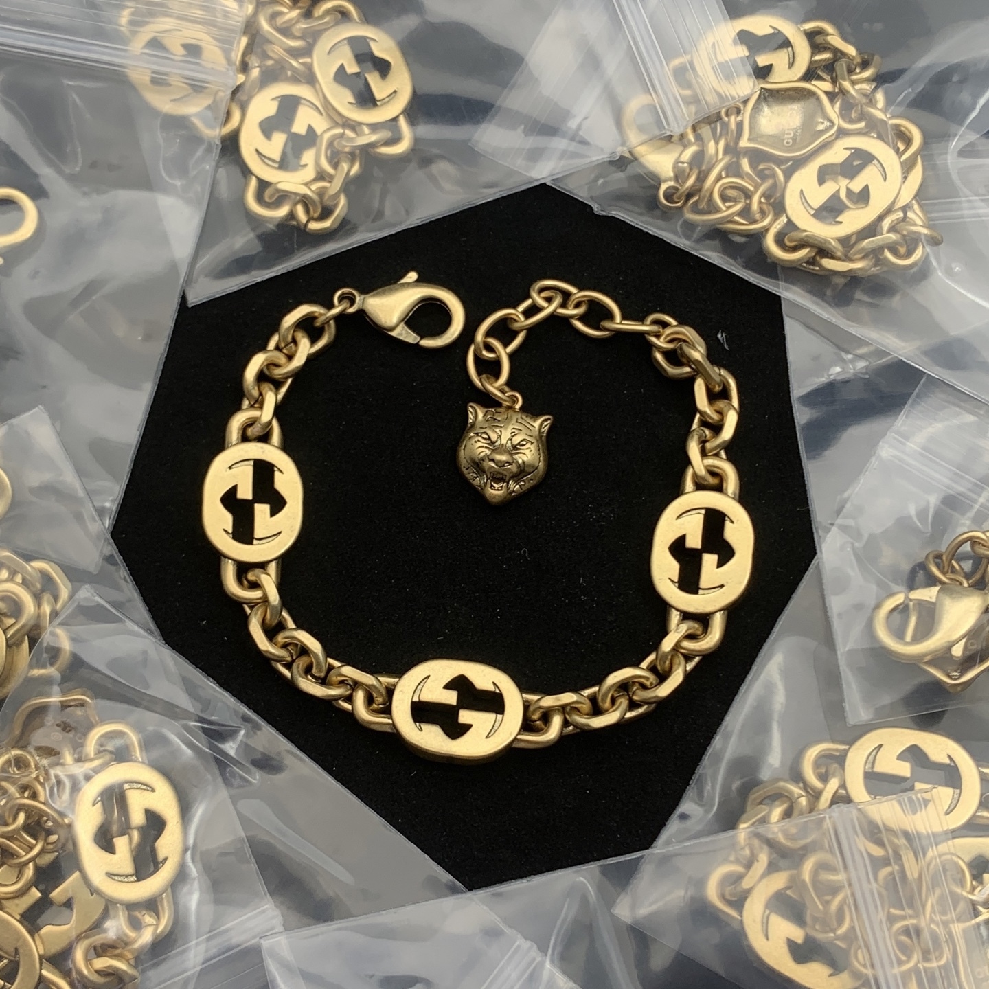 Gucci Rose Gold Vintage-Inspired Bracelet 226