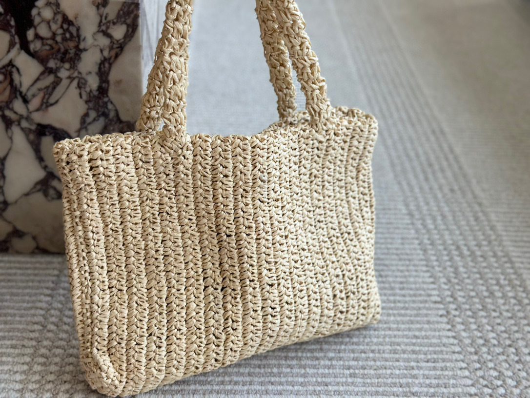 Prada Beige Logo-Accented Bag 001