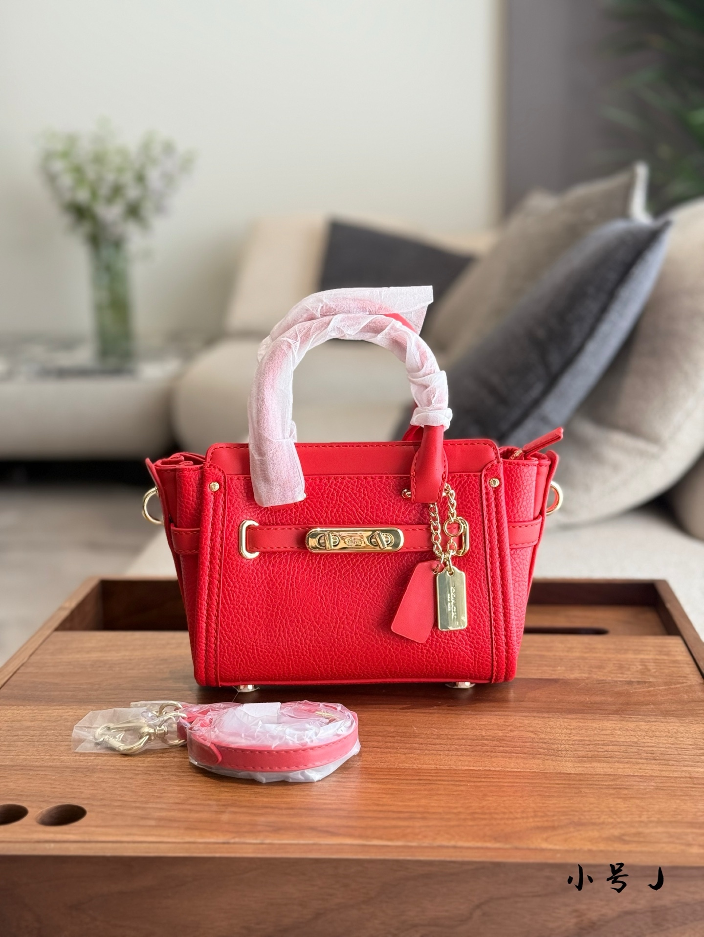 Coach Rose Gold Vintage-Inspired Bag 024
