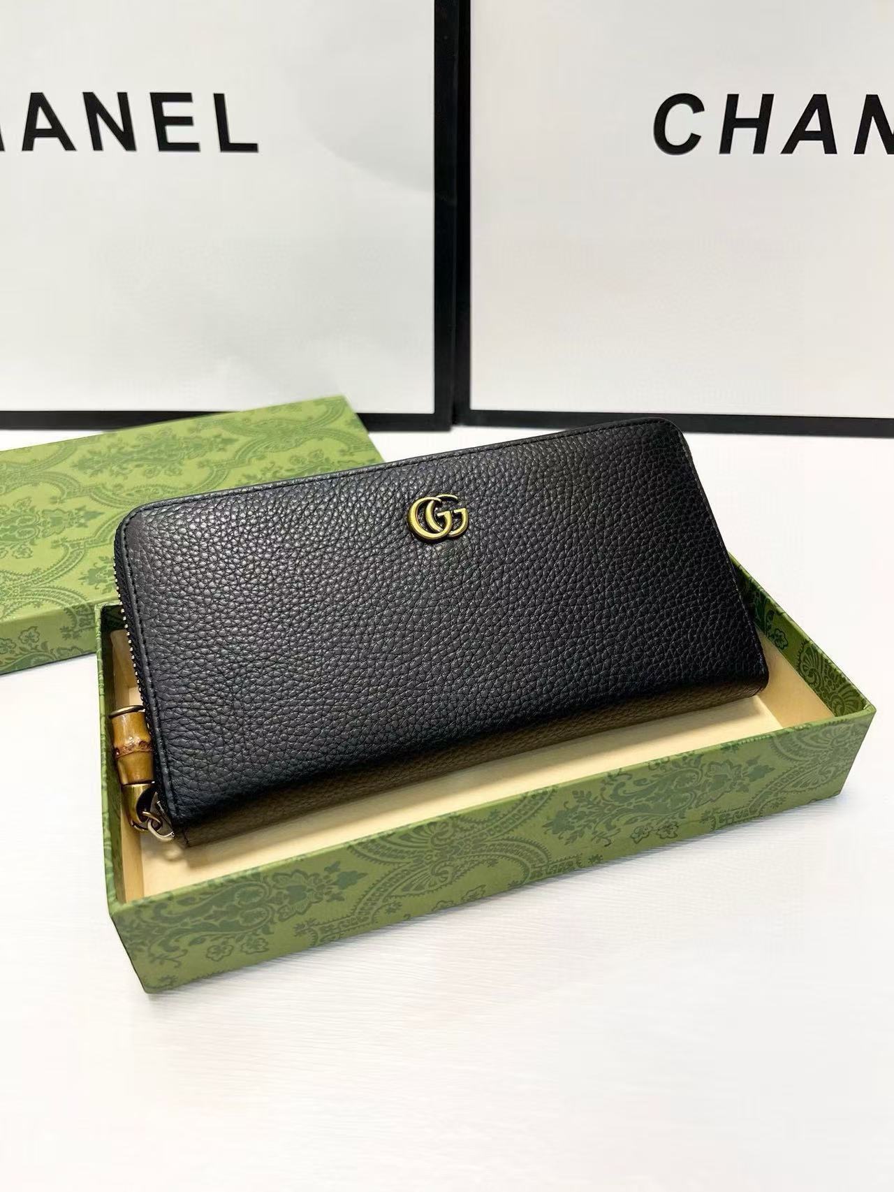 Gucci Bag Green Quilted Wallet 593
