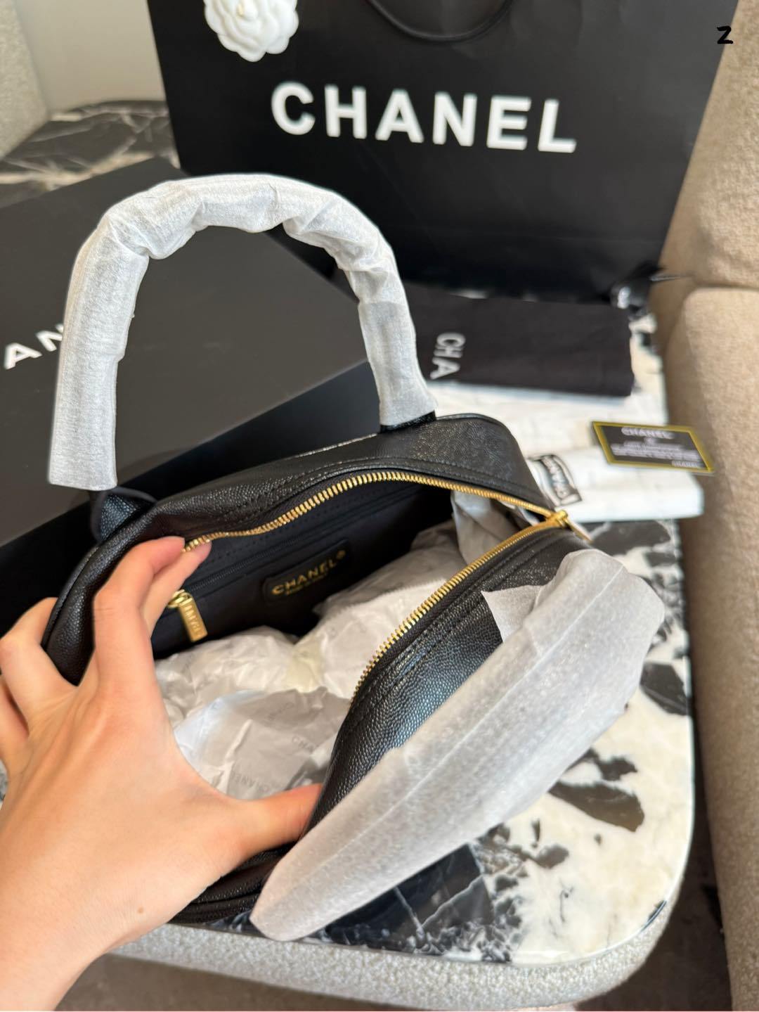 Chanel Silver Quilted Bag 1260