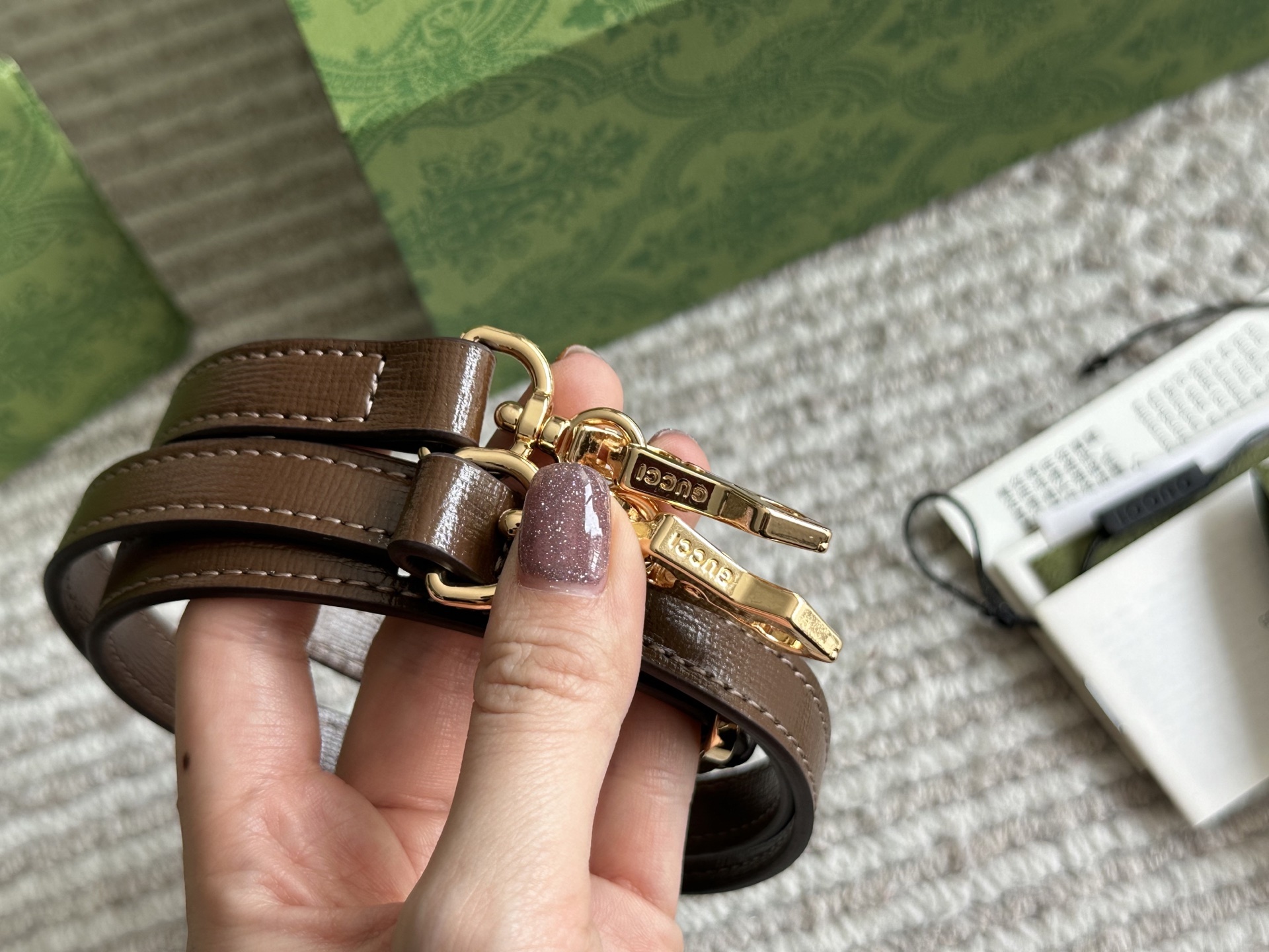 Gucci Gold Vintage-Inspired Bag 584