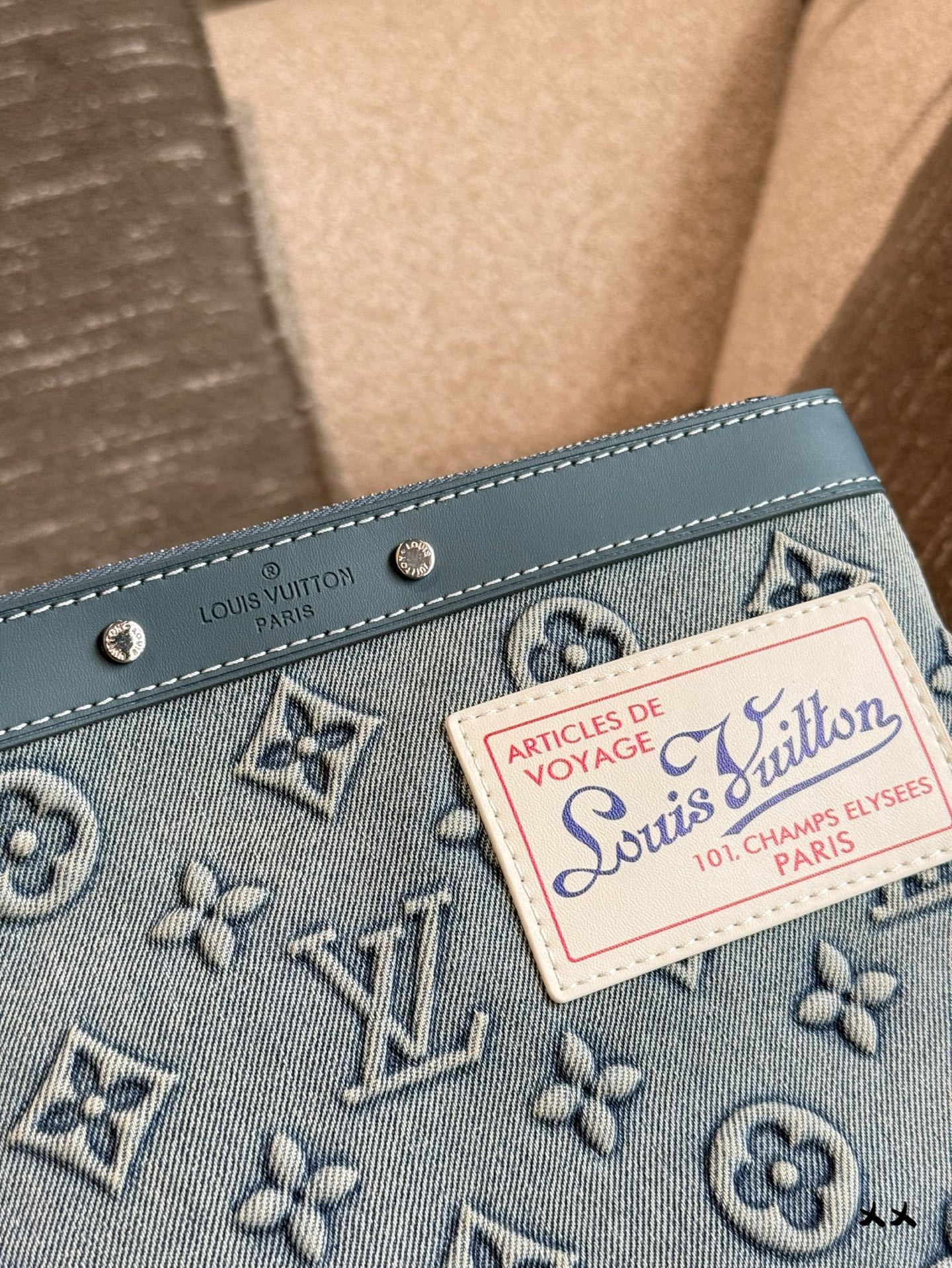 LV Orange Vintage-Inspired Bag 1354