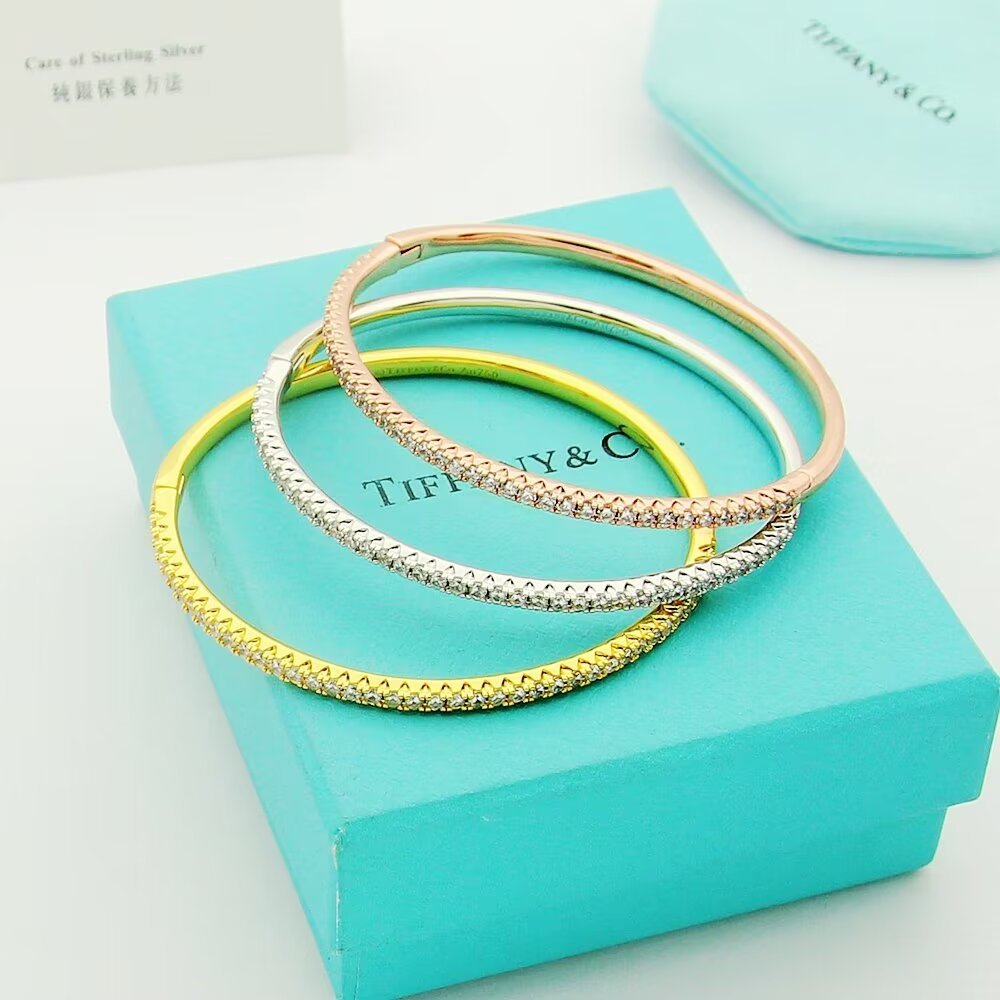 Tiffany Gold Logo-Accented Bracelet 221