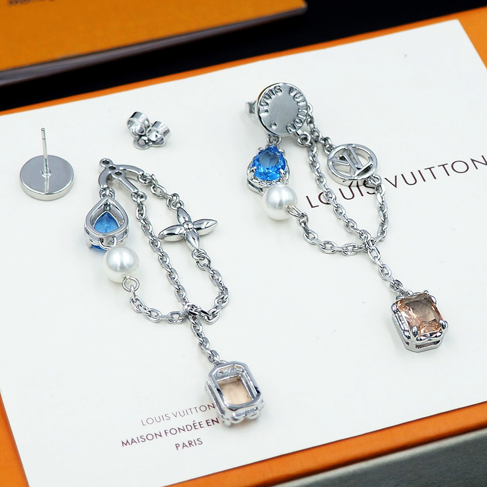 LV Silver Vintage-Inspired Earrings 213