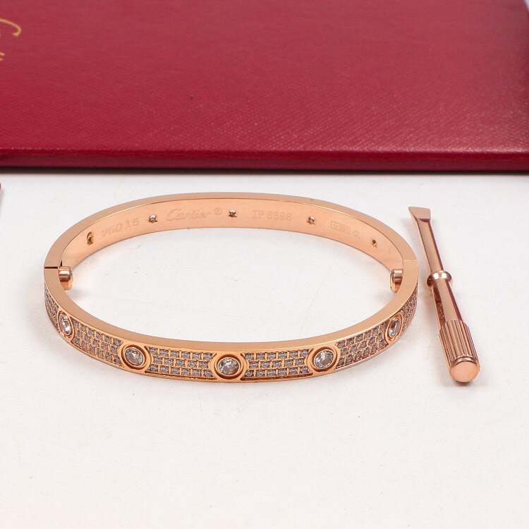 Cartier love Rose Gold Vintage-Inspired Bracelet 0145