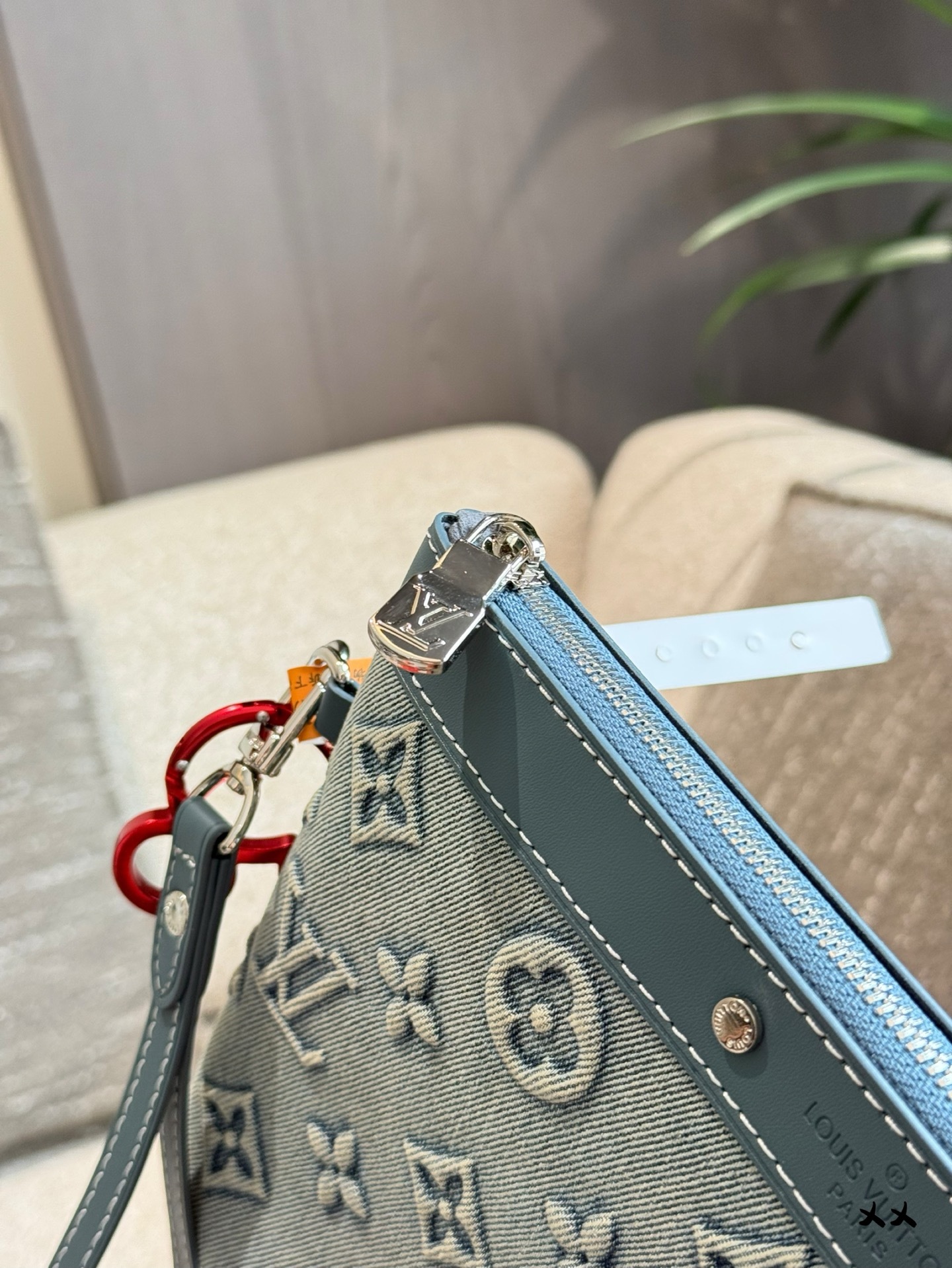 LV Orange Vintage-Inspired Bag 1354