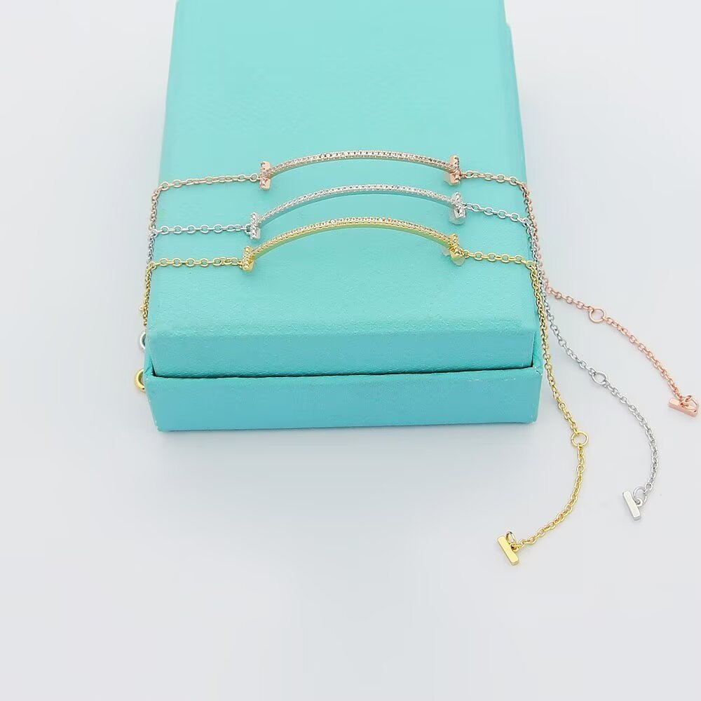 Tiffany Rose Gold Logo-Accented Bracelet 086