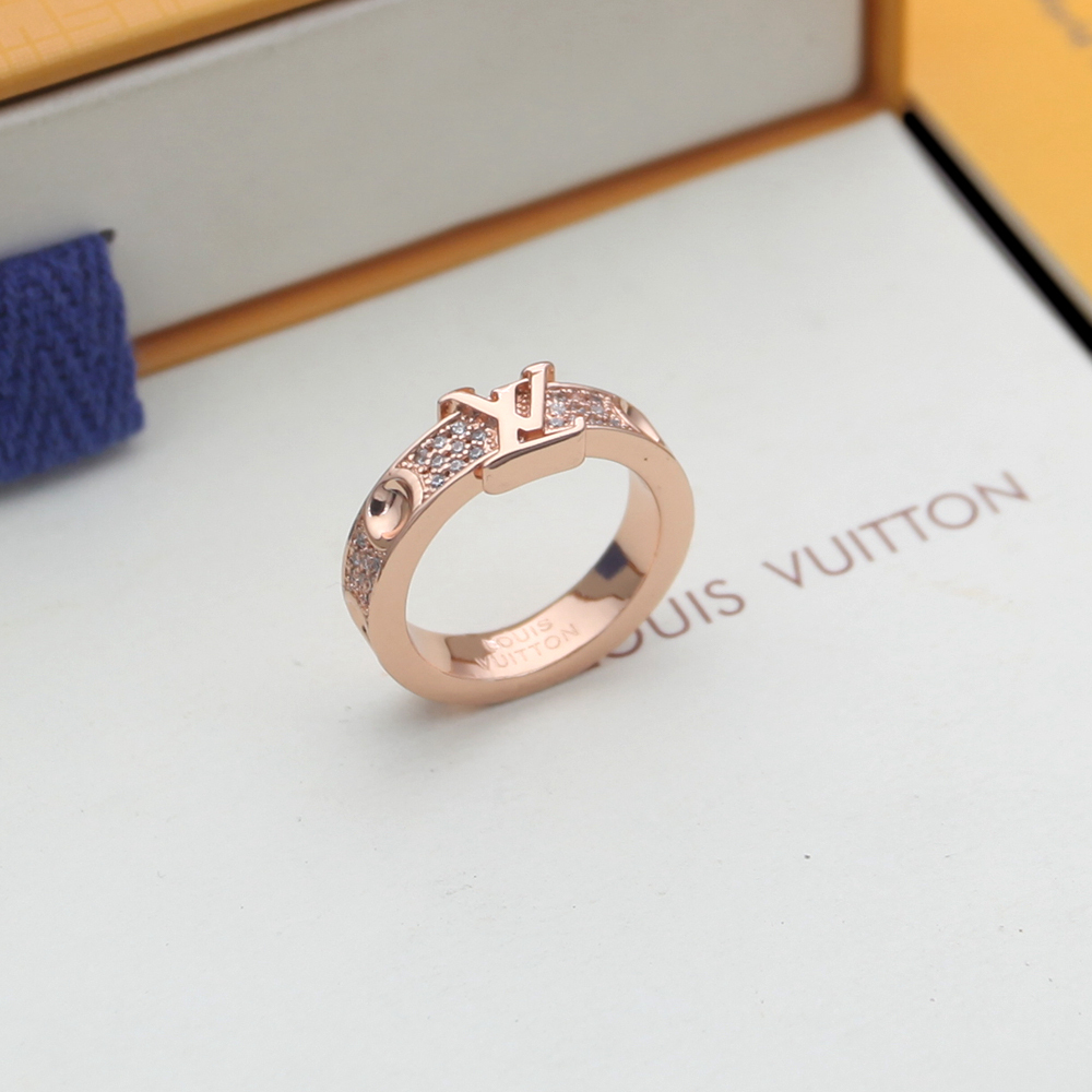 LV Rose Gold Romantic Ring 125