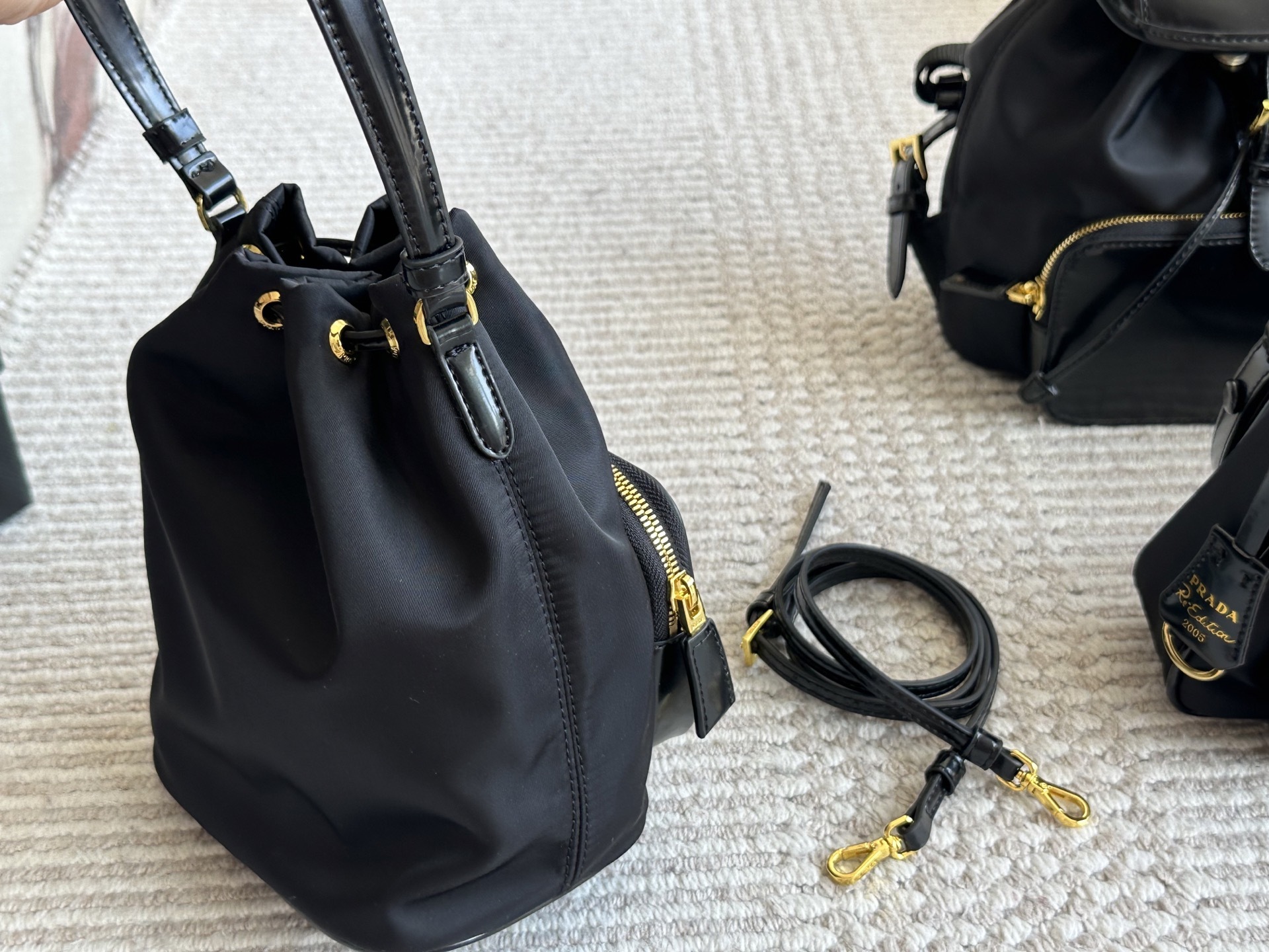 Prada Black Vintage-Inspired Bag 026