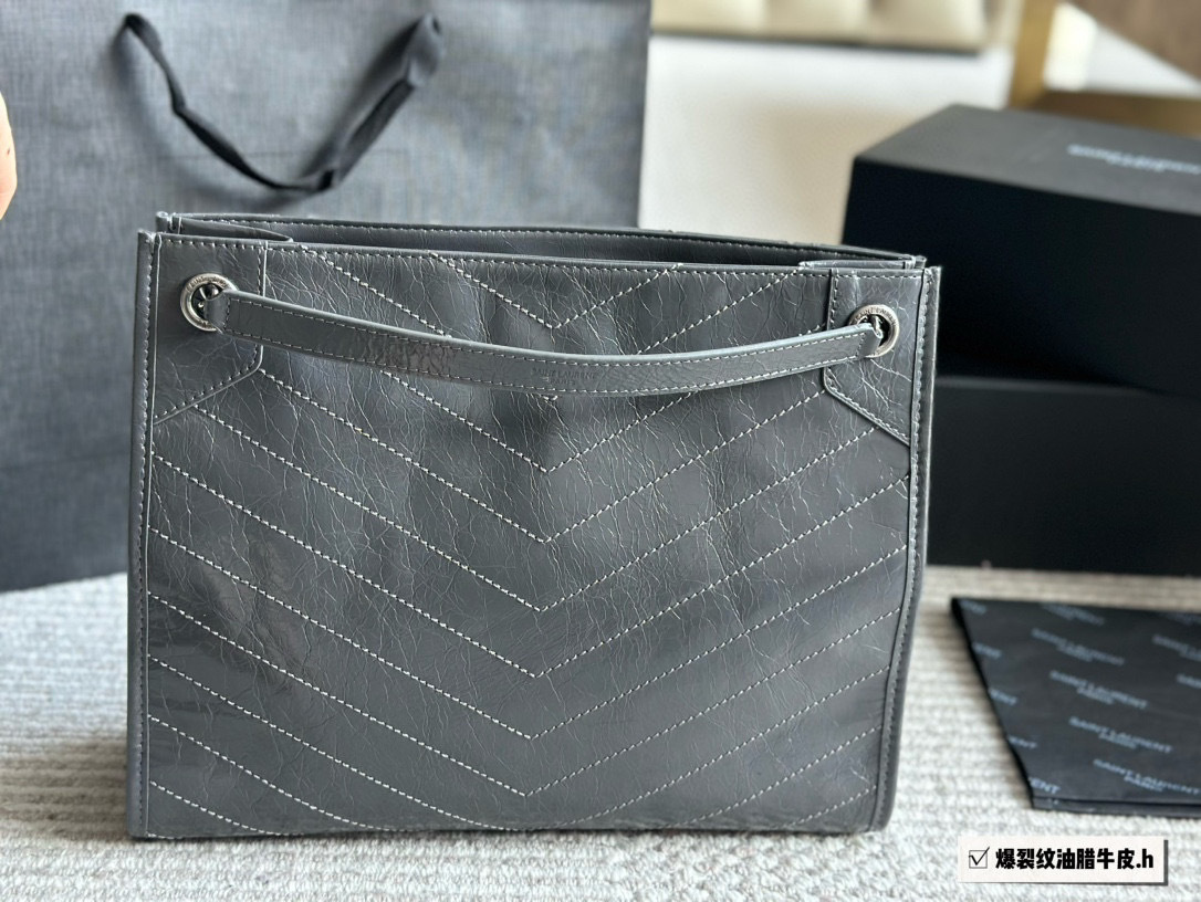 YSL Silver Quilted Bag 154