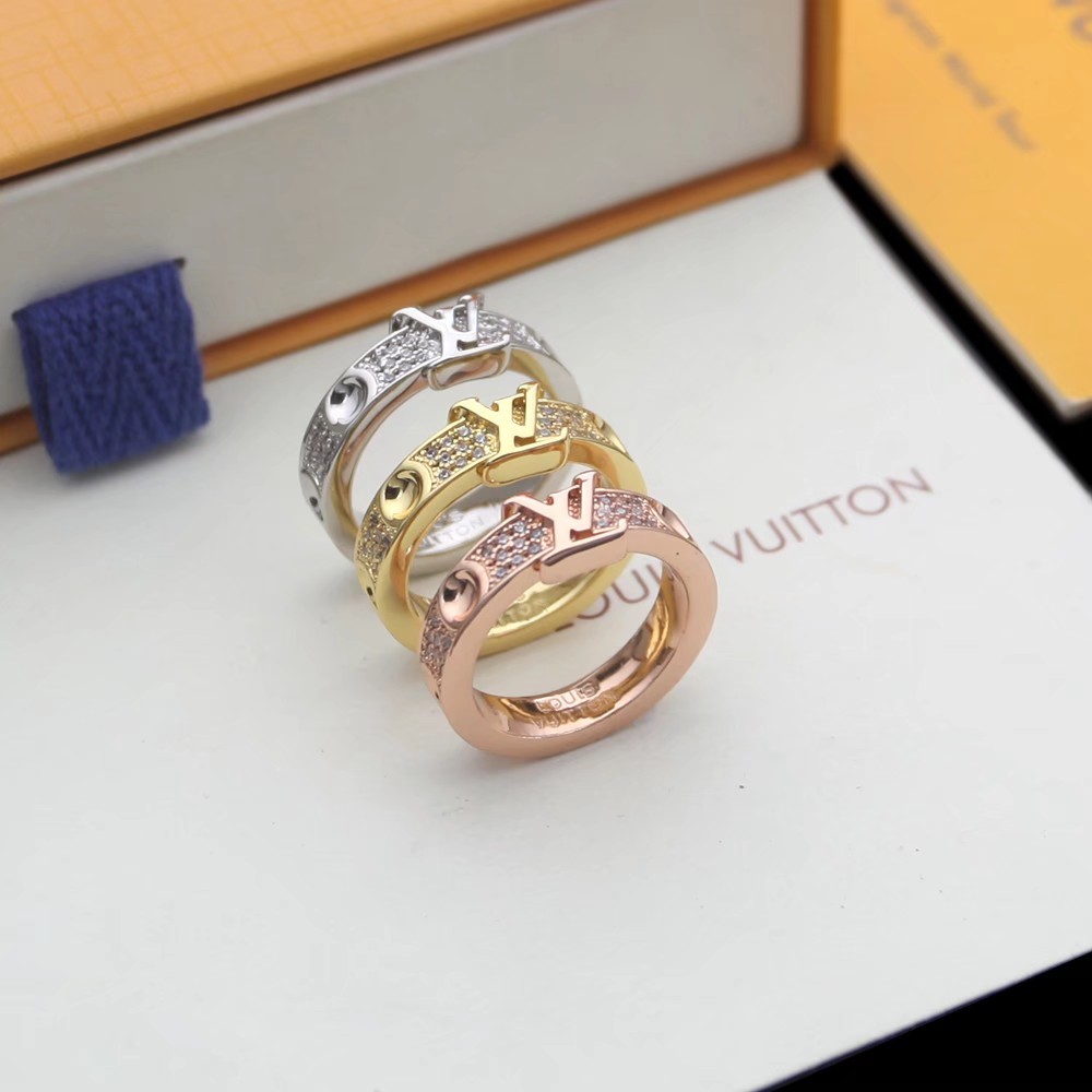 LV Rose Gold Romantic Ring 125