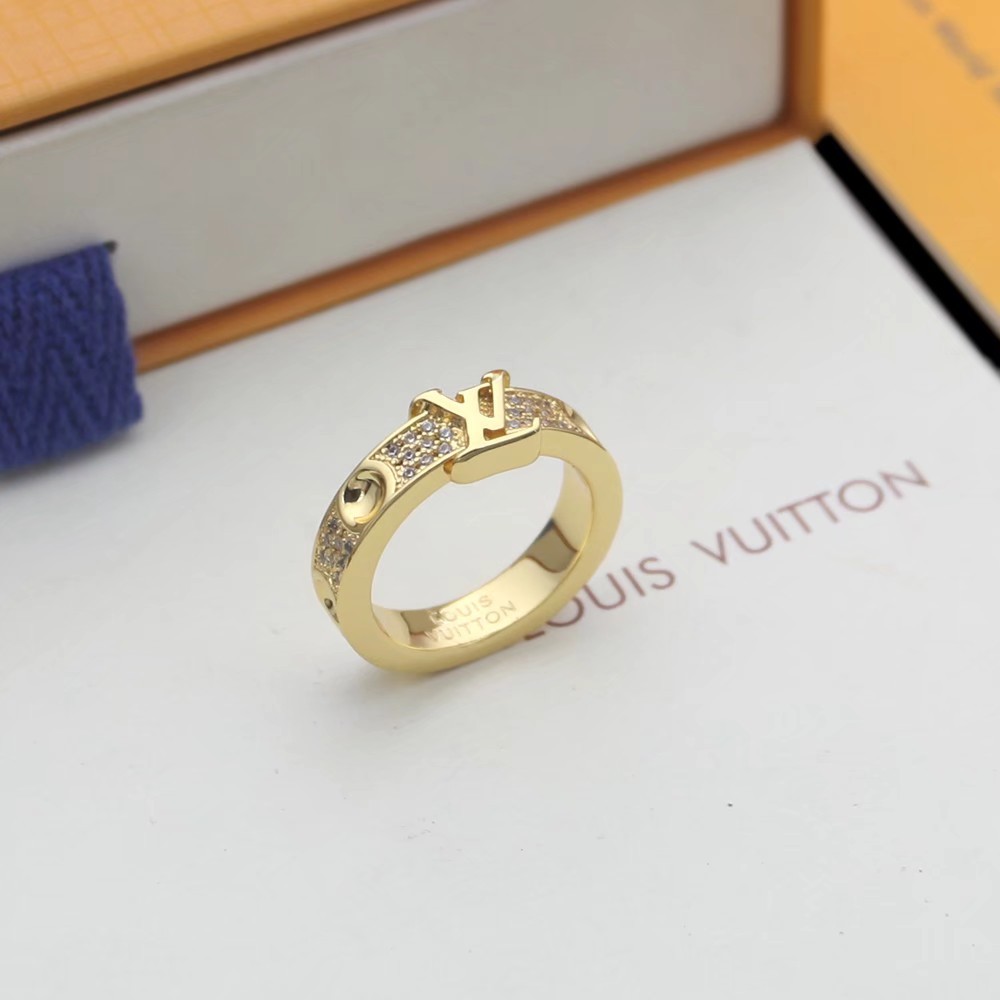 LV Rose Gold Romantic Ring 125