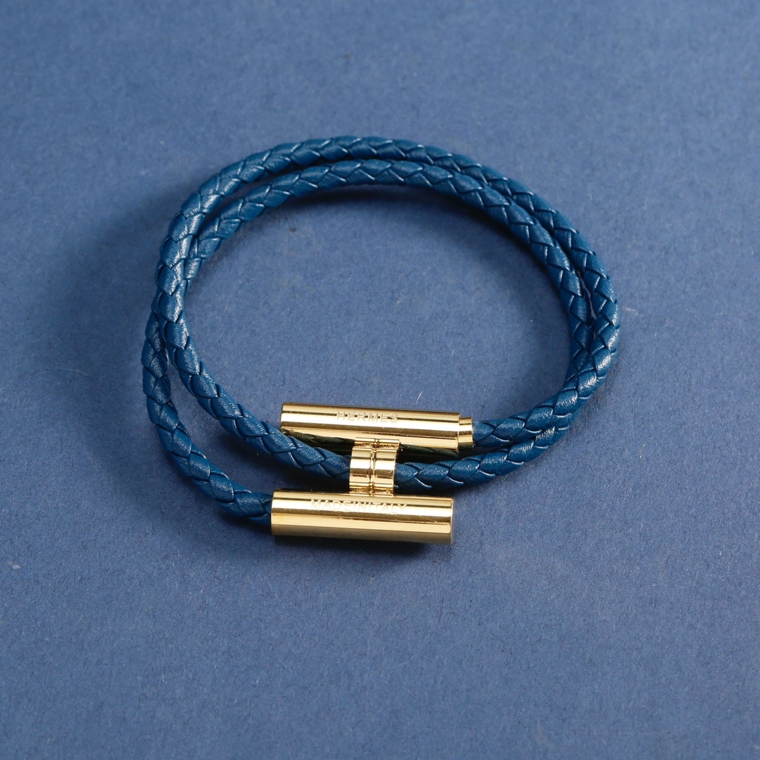 Hermes h Orange Logo-Accented Bracelet 024