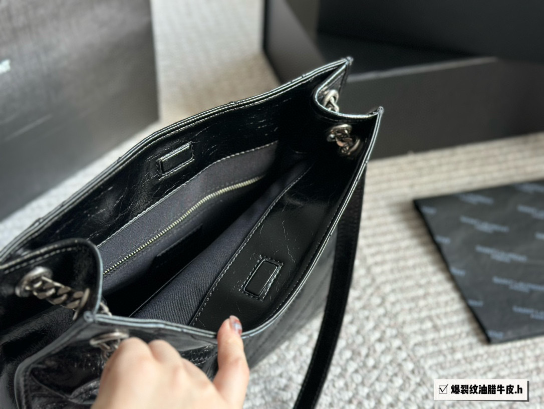 YSL Silver Quilted Bag 153