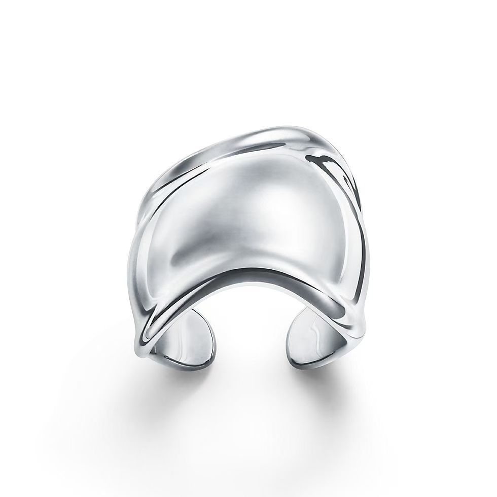 Tiffany Silver Geometric Ring 097