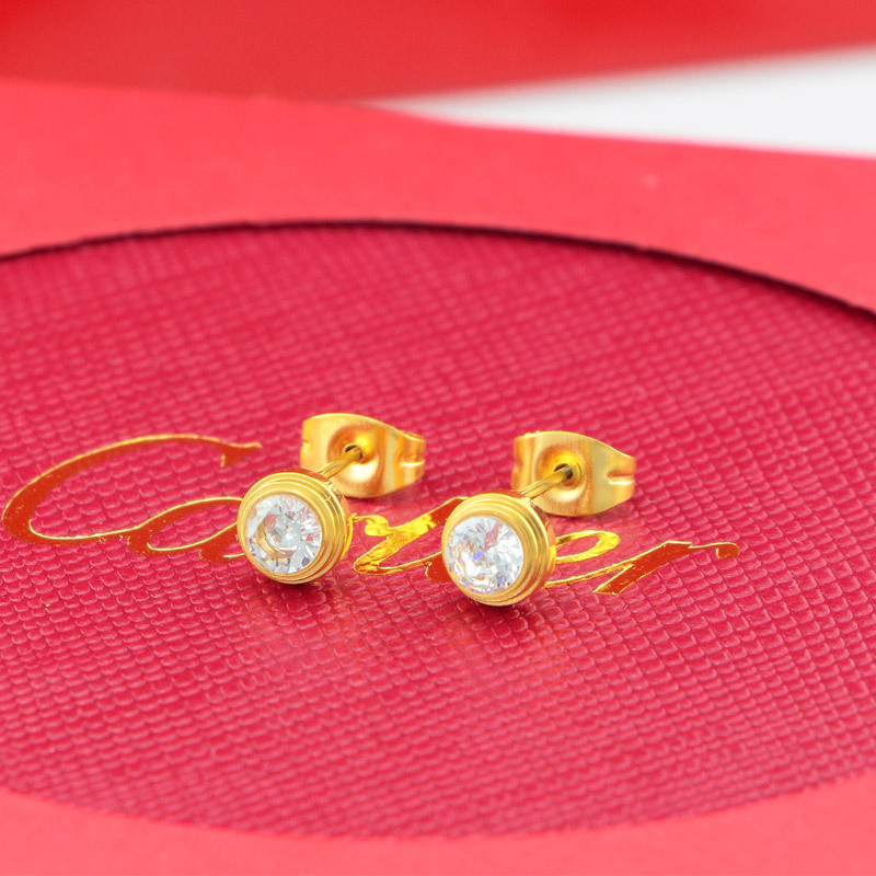 Cartier D’AMOUR Rose Gold Vintage-Inspired Earrings