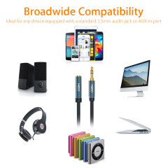 MillSO Premium Stereo 3.5mm Audio Cable Male To FeMale