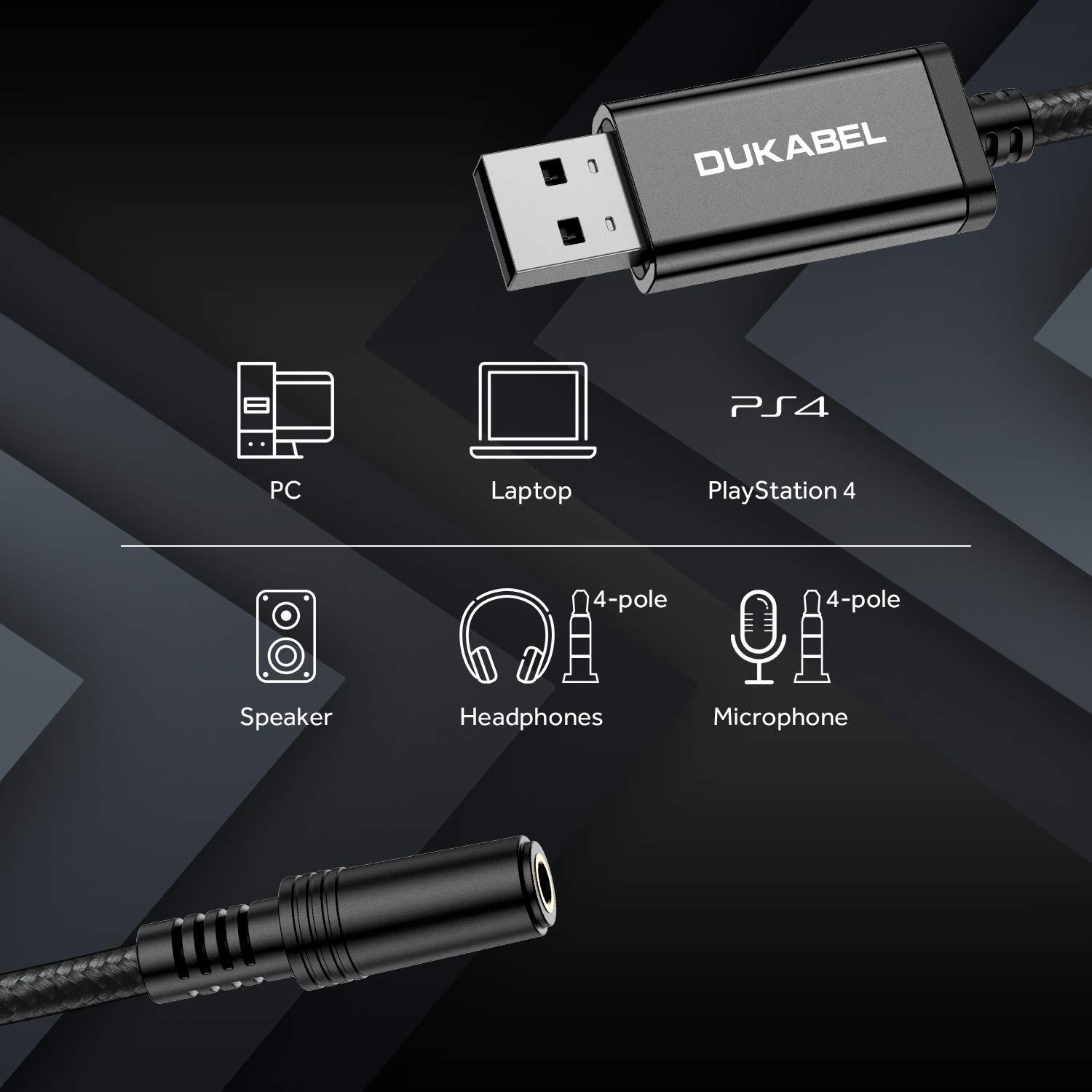 DuKabel USB To 3.5mm Stereo Audio Adapter