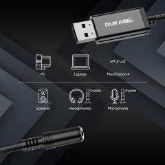 DuKabel USB To 3.5mm Stereo Audio Adapter