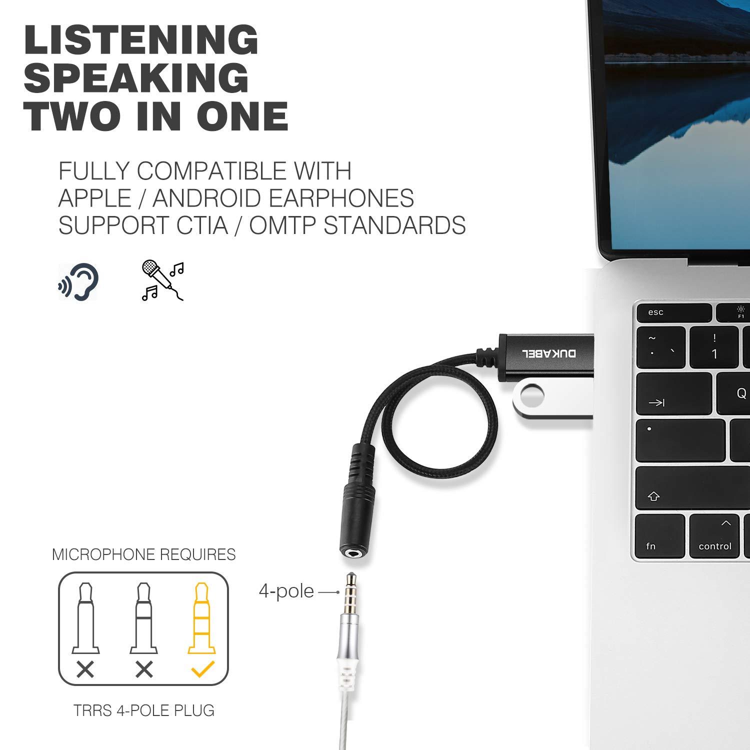 DuKabel USB To 3.5mm Stereo Audio Adapter