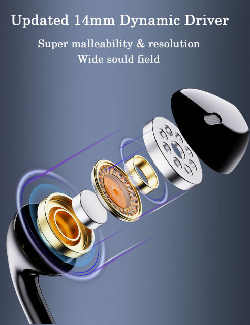 DUKABEL USB Wired Earbuds, USB Headphone with Mic for PC/ PS4/ PS5