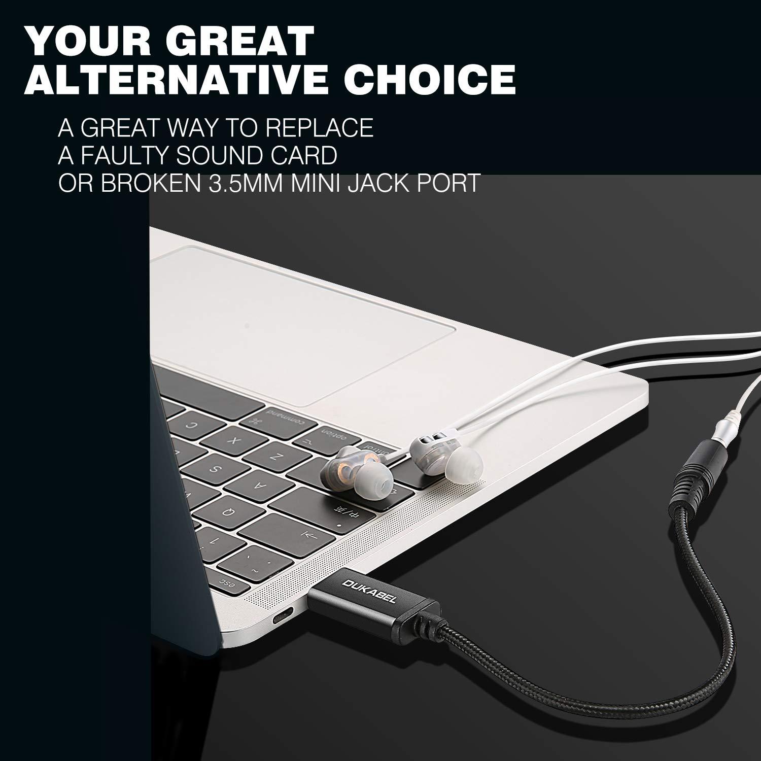 DuKabel USB To 3.5mm Stereo Audio Adapter
