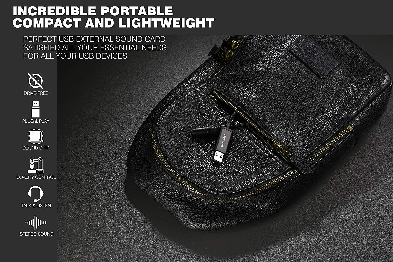 DuKabel USB To 3.5mm Stereo Audio Adapter