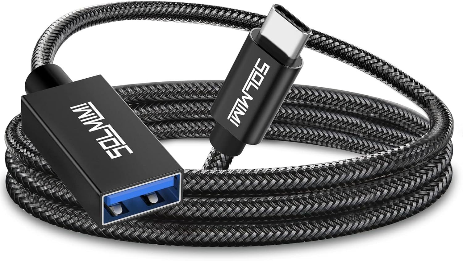 Solmimi USB-C Male to USB-A Female OTG Cable