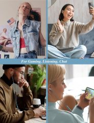 Solmimi USB C Headphones Wired, Noise Cancelling in Ear